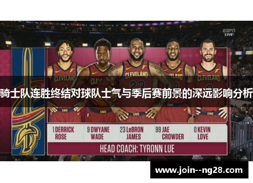 骑士队连胜终结对球队士气与季后赛前景的深远影响分析